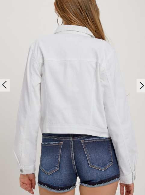 White Denim Jacket