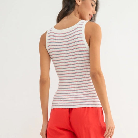 Red White and Blue Basic Tank